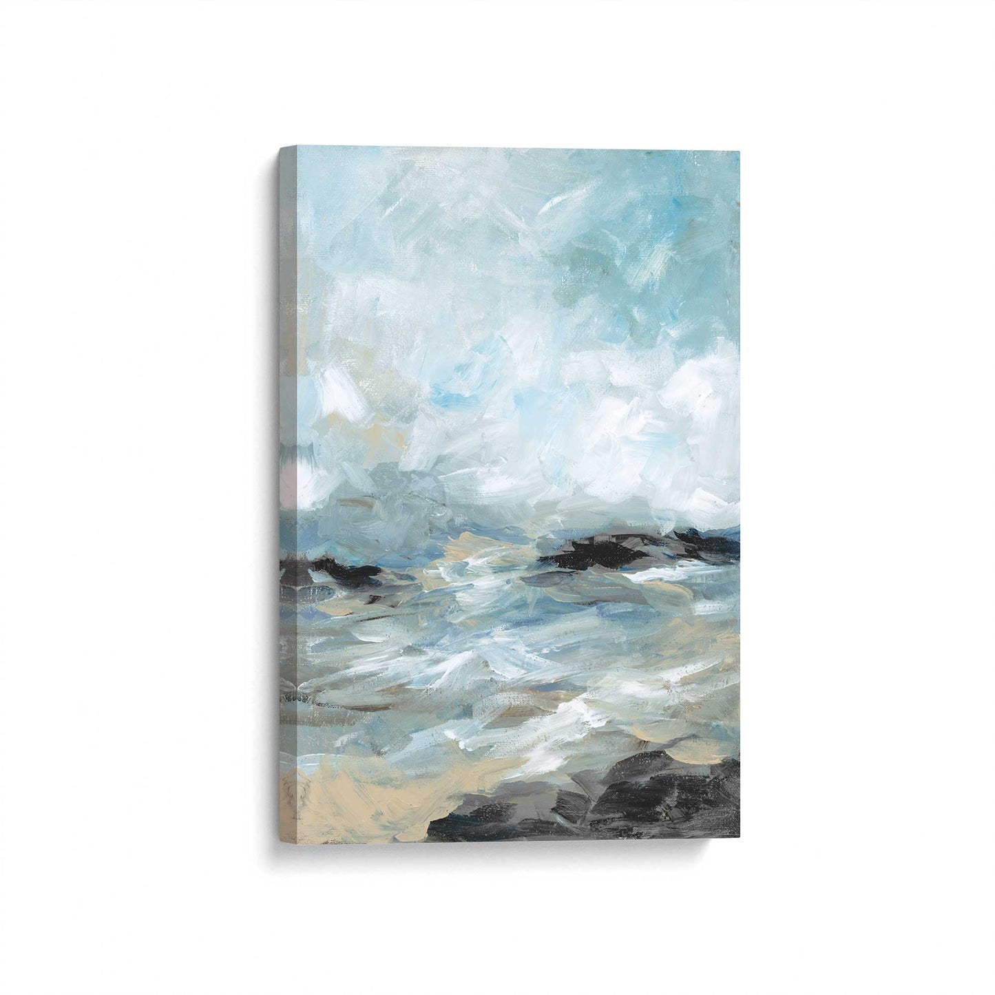 [Color:Stretched Canvas], Picture of art at an angle