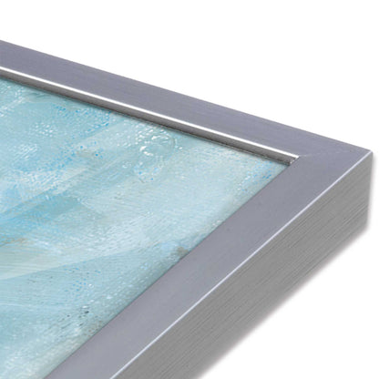 [Color:Polished Chrome], Picture of art in a Polished Chrome frame at an angle