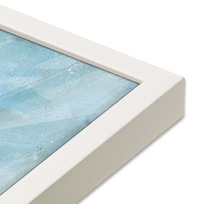 [Color:Opaque White], Picture of art in a Opaque White frame at an angle