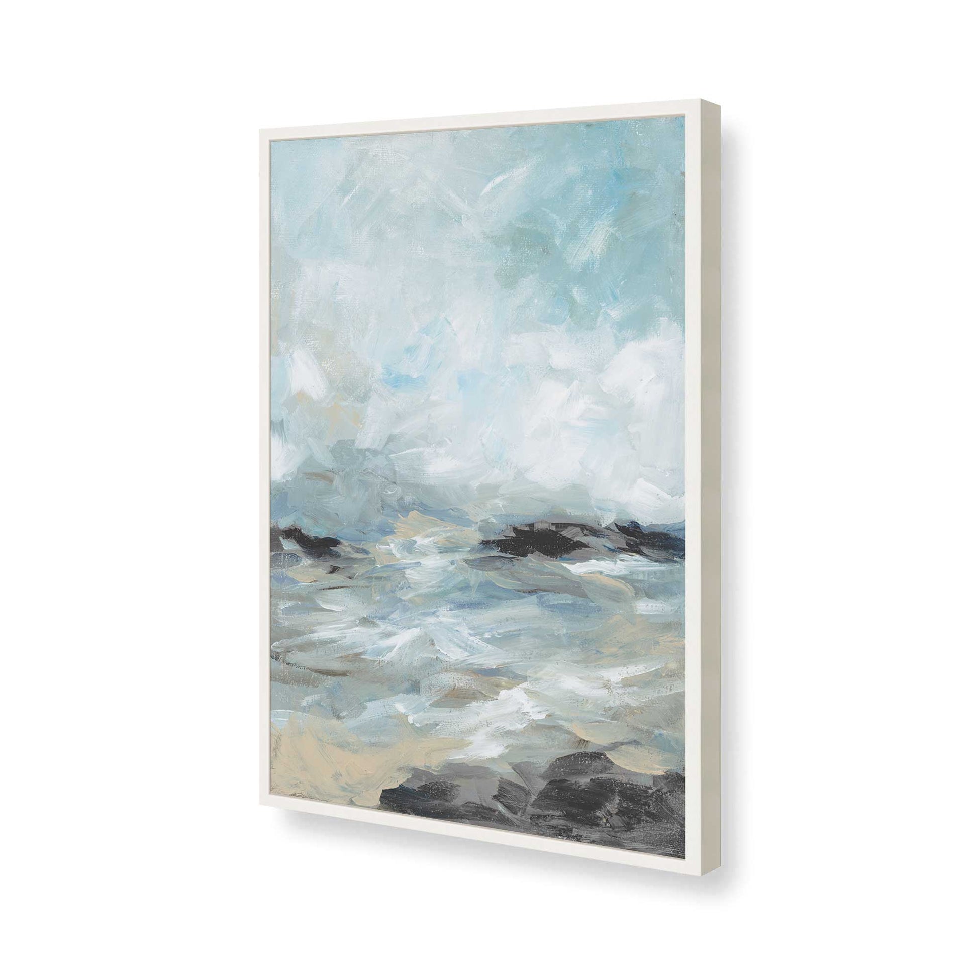 [Color:Opaque White], Picture of art in a Opaque White frame of the corner