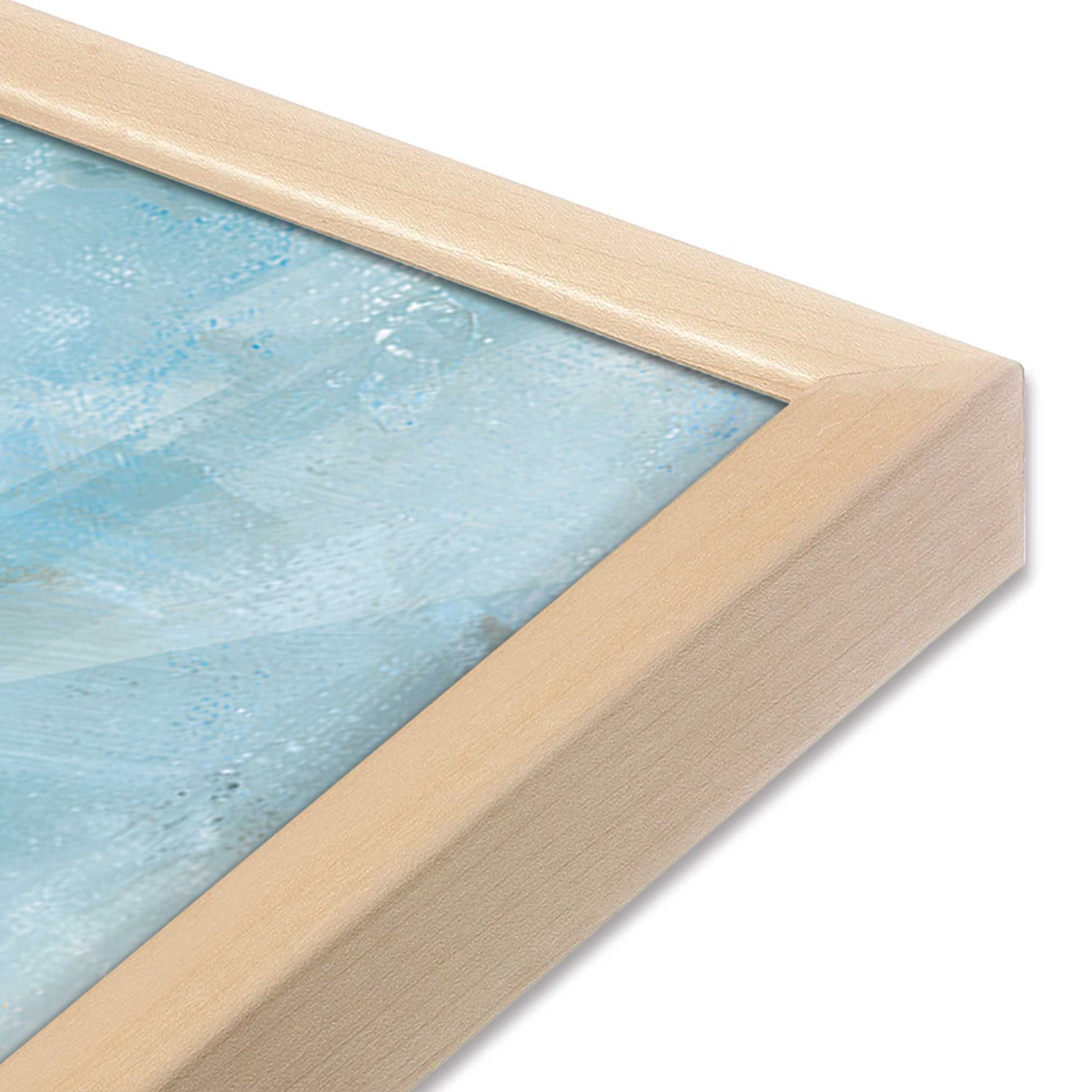 [Color:Raw Maple], Picture of art in a Raw Maple frame at an angle