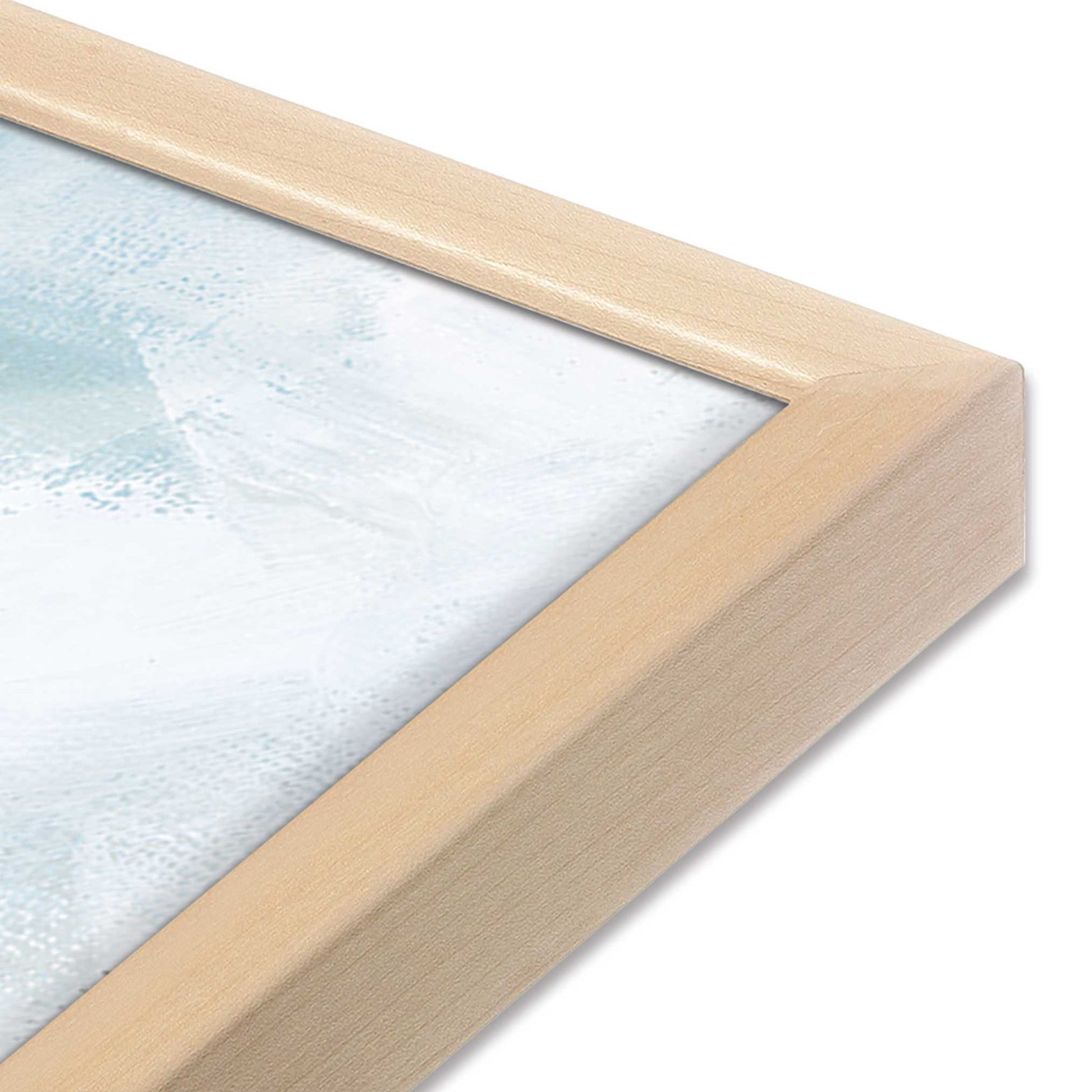 [Color:Raw Maple], Picture of art in a Raw Maple frame at an angle