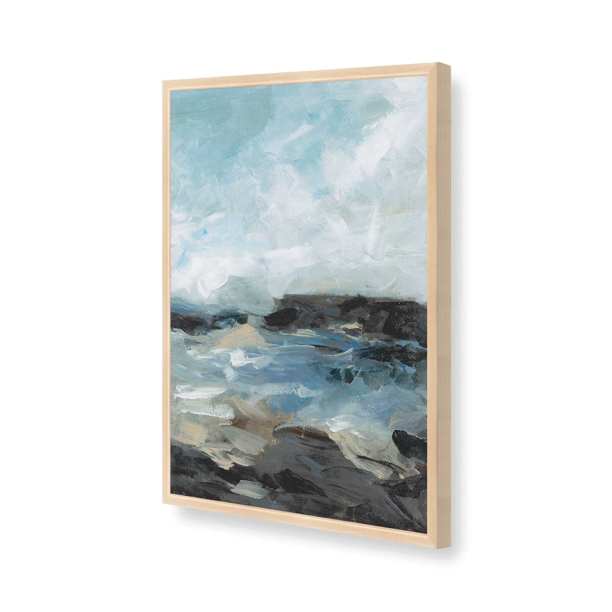[Color:Raw Maple], Picture of art in a Raw Maple frame of the corner