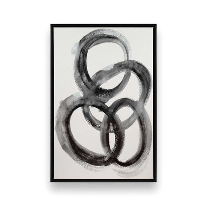 [Color:Satin Black], Picture of art in a Satin Black frame