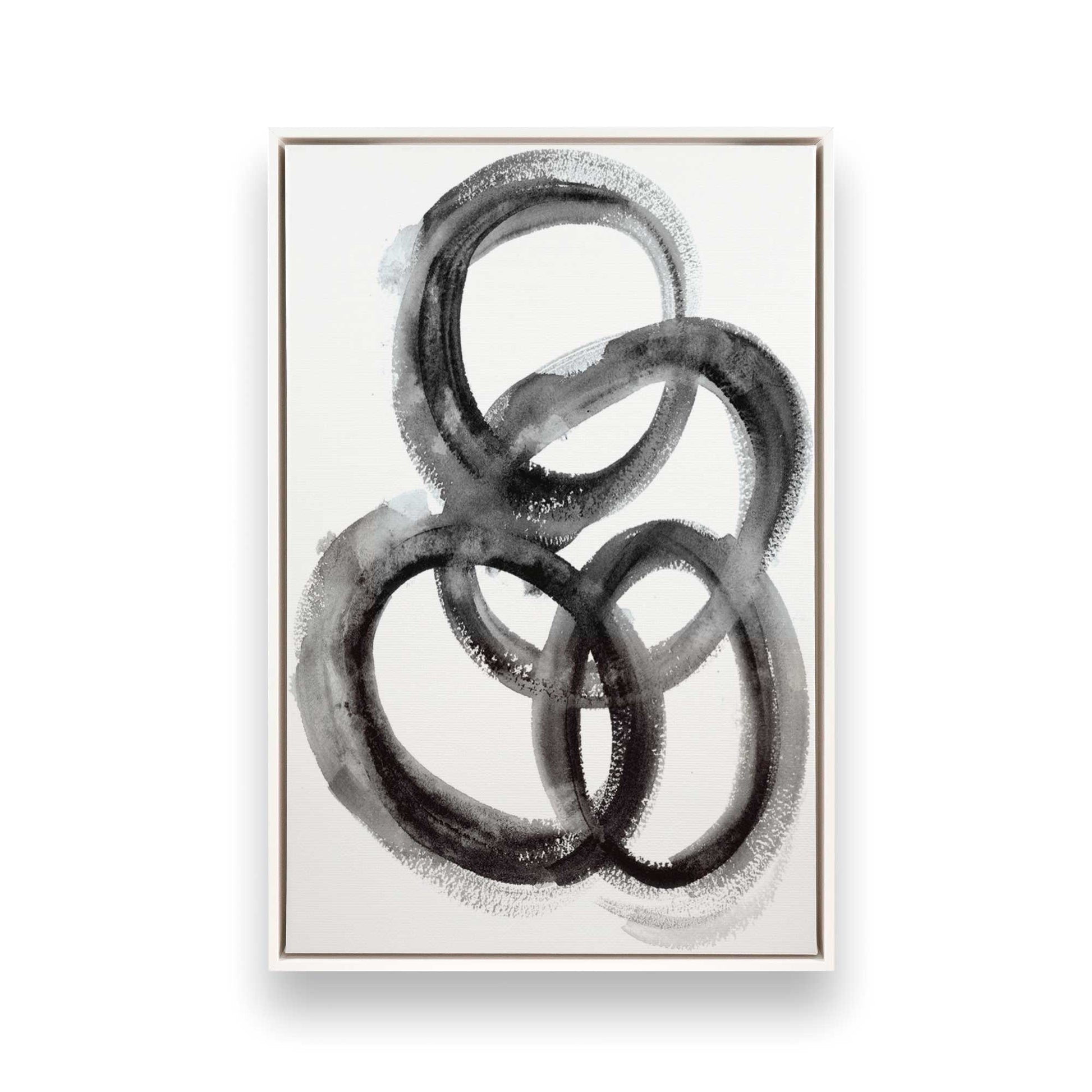 [Color:Opaque White], Picture of art in a White frame