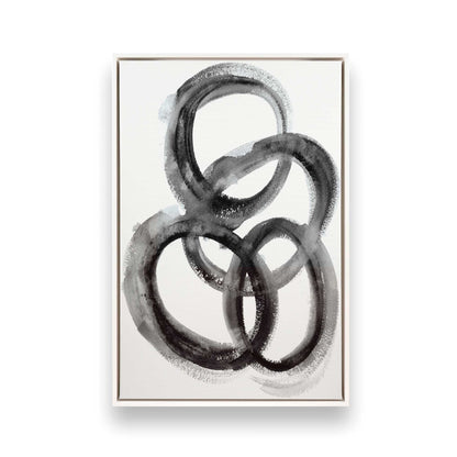 [Color:Opaque White], Picture of art in a White frame