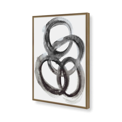 [Color:Brushed Gold], Picture of art in a Brushed Gold frame of the corner