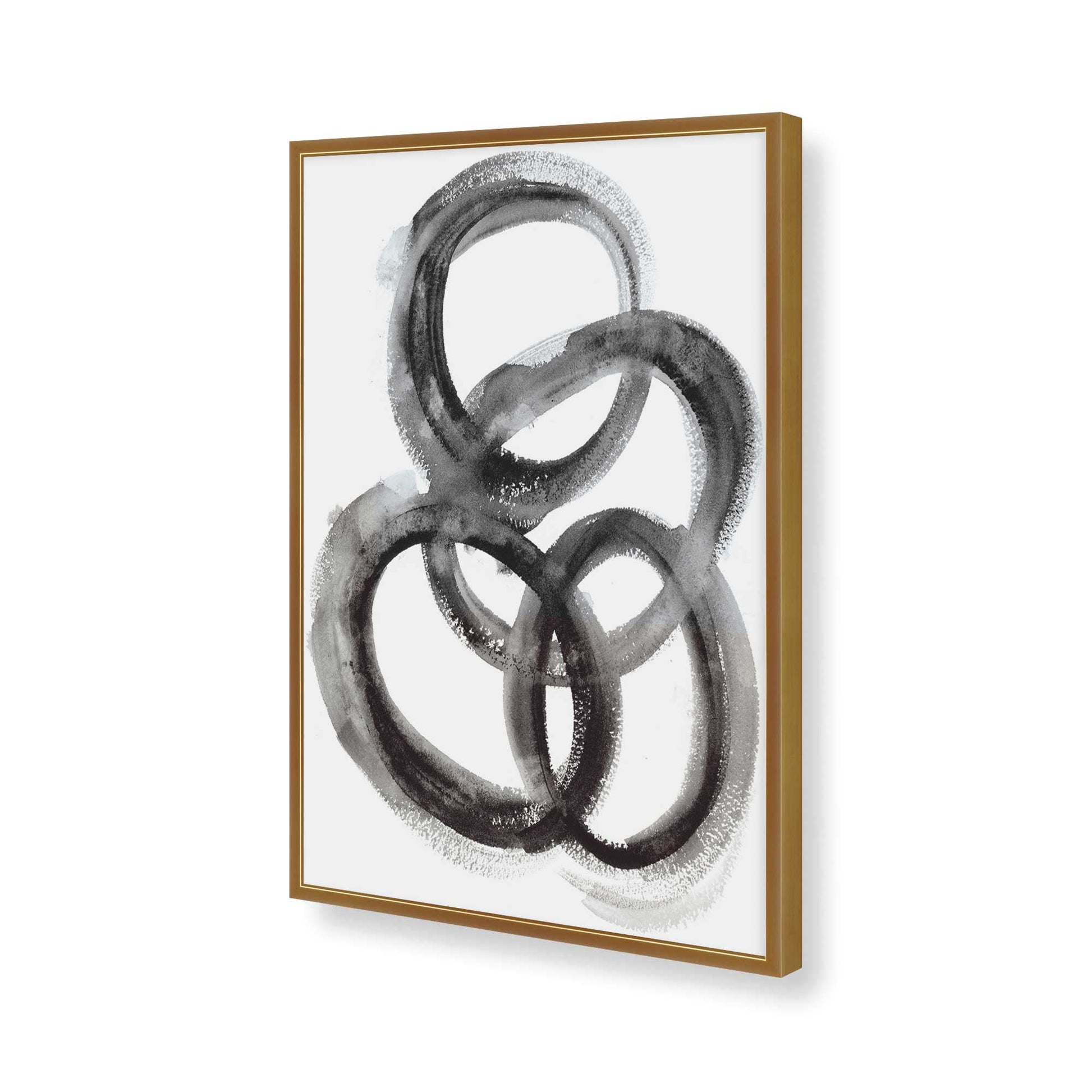 [Color:Polished Gold], Picture of art in a Polished Gold frame of the corner