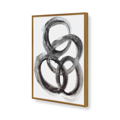 [Color:Polished Gold], Picture of art in a Polished Gold frame of the corner