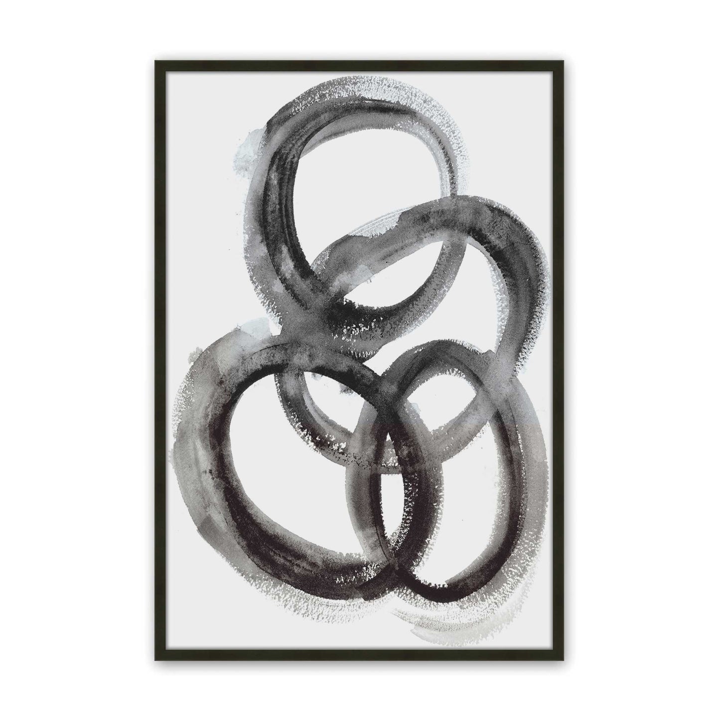 [Color:Satin Black], Picture of art in a Satin Black frame