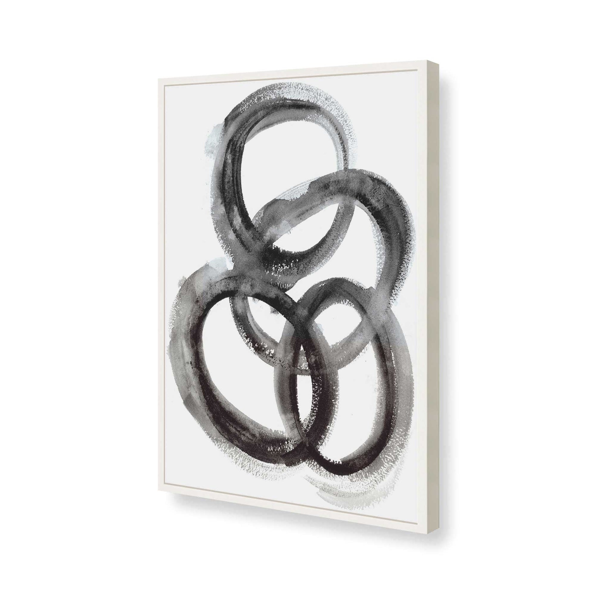 [Color:Opaque White], Picture of art in a Opaque White frame of the corner