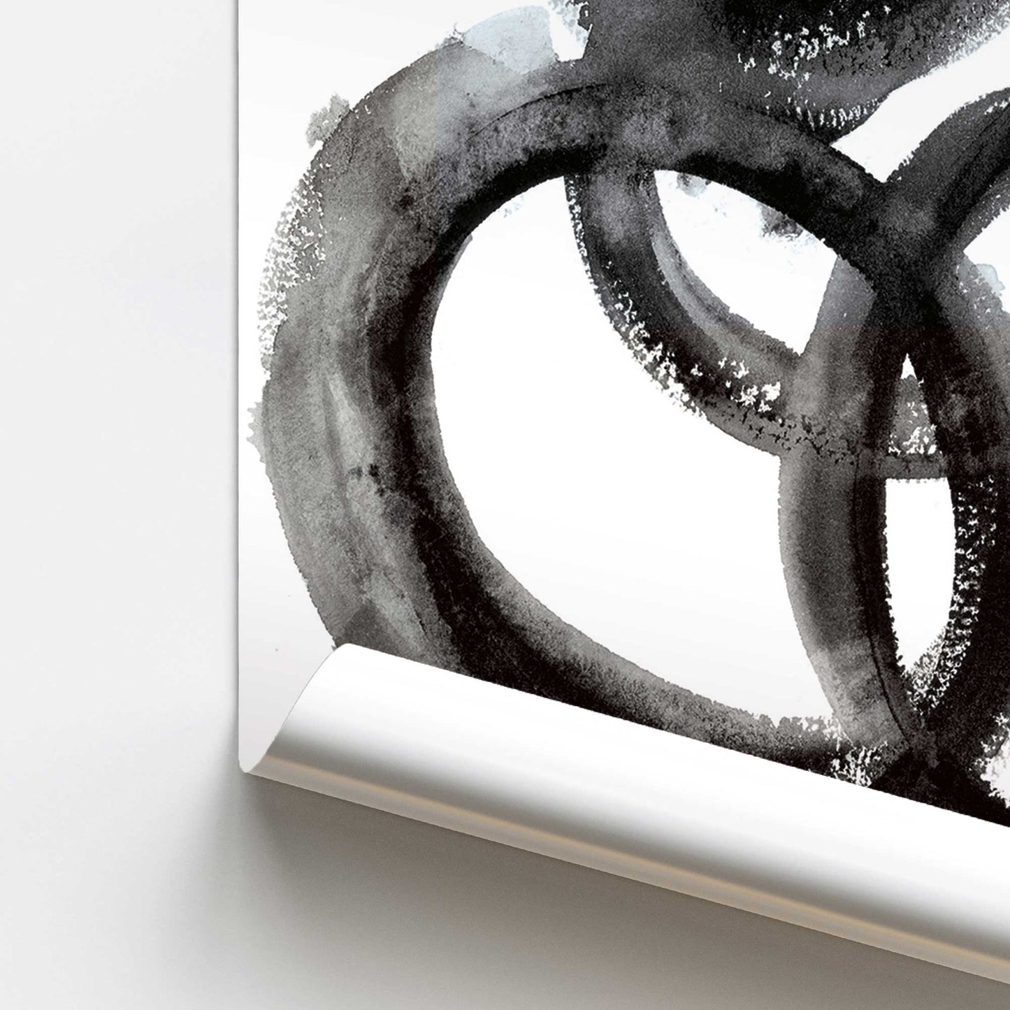 [color:Rolled Print], Picture of close up of art