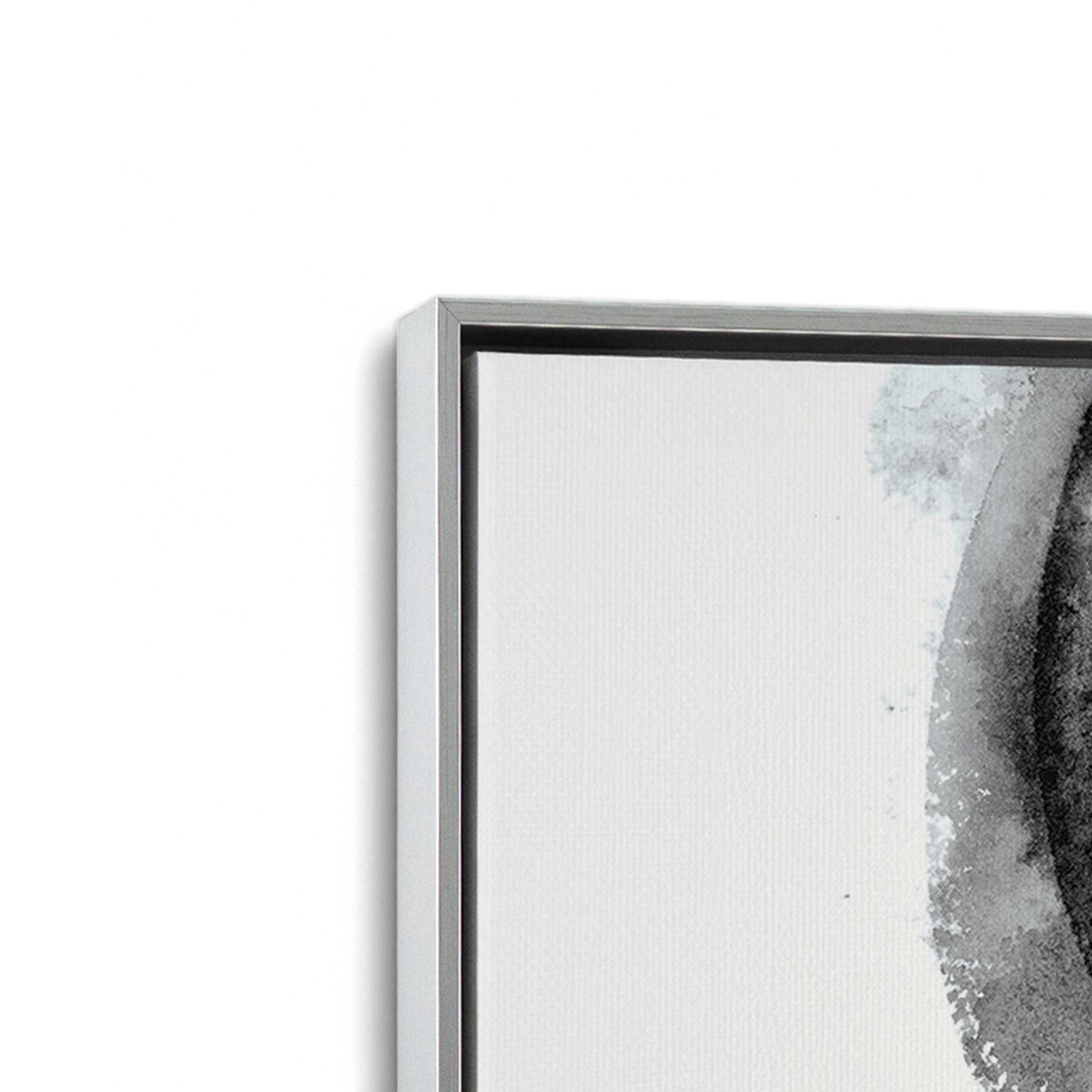[Color:Polished Chrome], Picture of art in a Polished Chrome frame at an angle