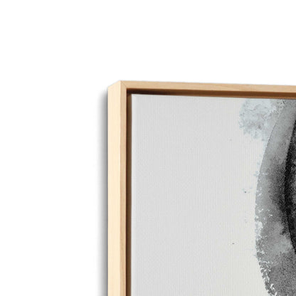 [Color:American Maple], Picture of art in a American Maple frame at an angle