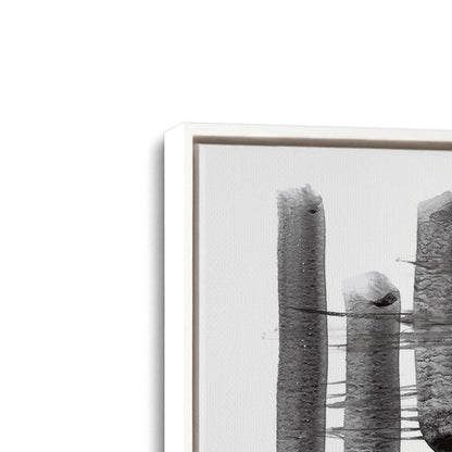 [Color:Opaque White], Picture of art in a White frame at an angle