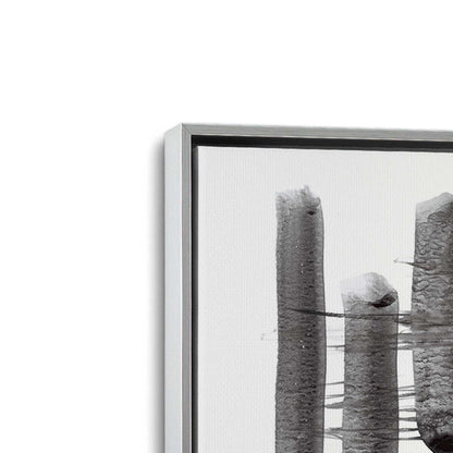 [Color:Polished Chrome], Picture of art in a Polished Chrome frame at an angle