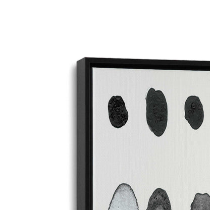[Color:Satin Black], Picture of art in a Satin Black frame at an angle