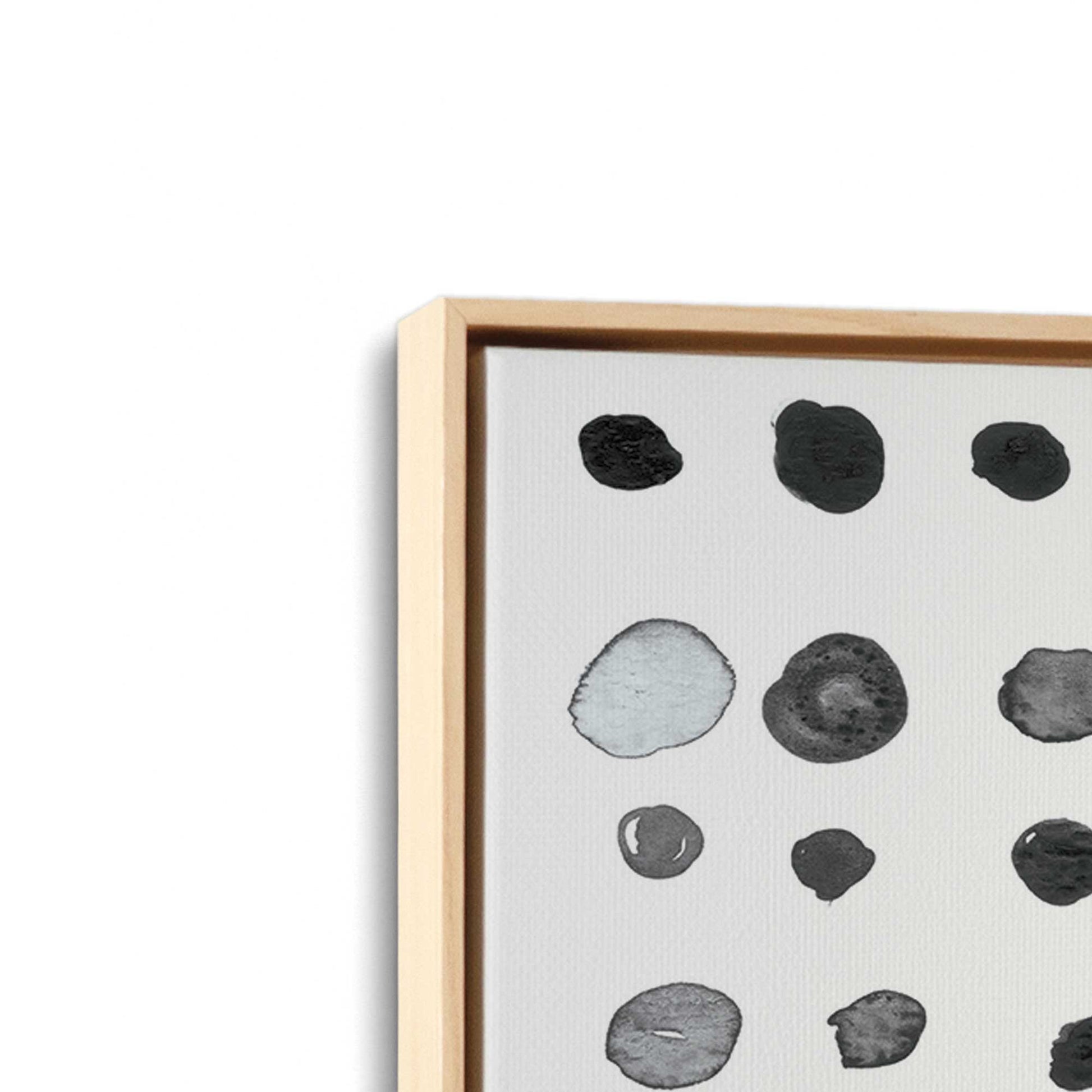 [Color:American Maple], Picture of art in a American Maple frame at an angle