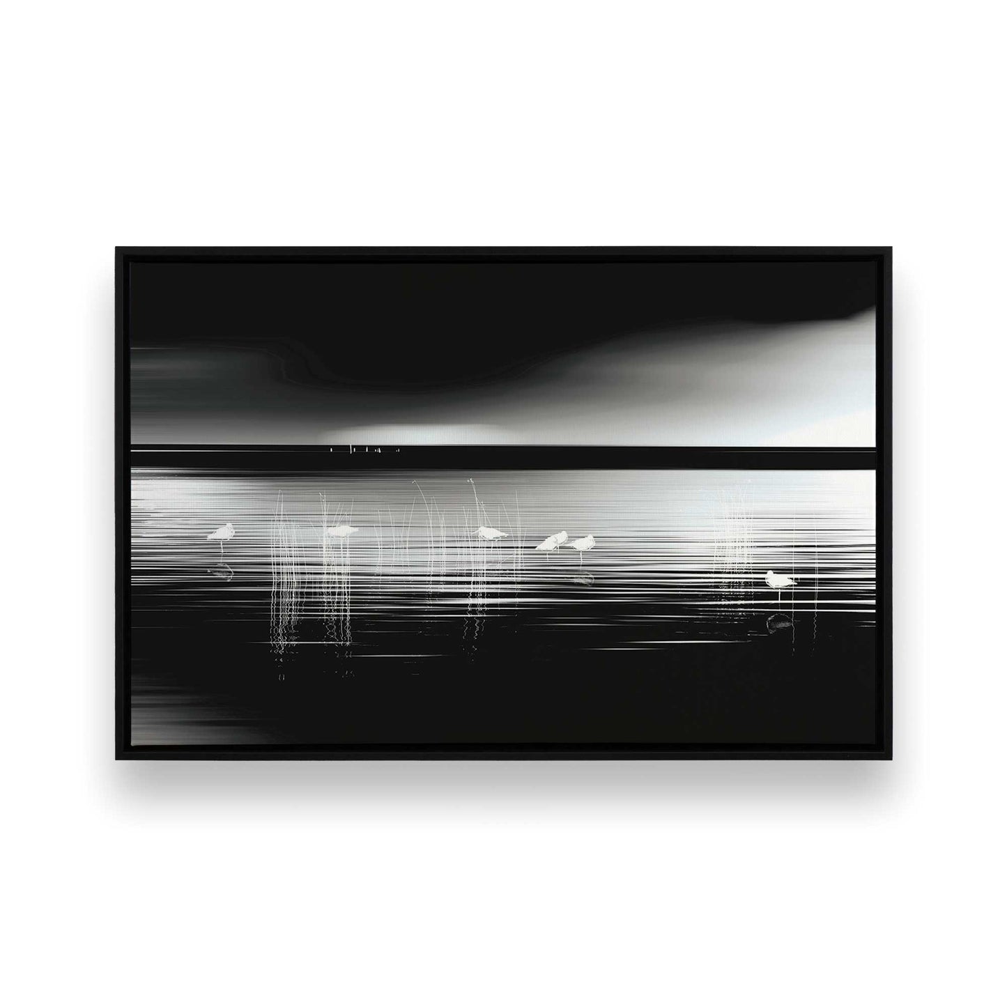 [Color:Satin Black], Picture of art in a Satin Black frame