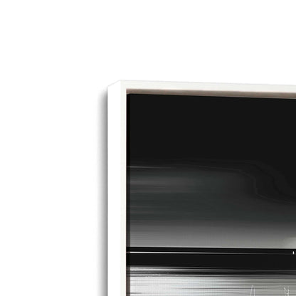 [Color:Opaque White], Picture of art in a White frame at an angle