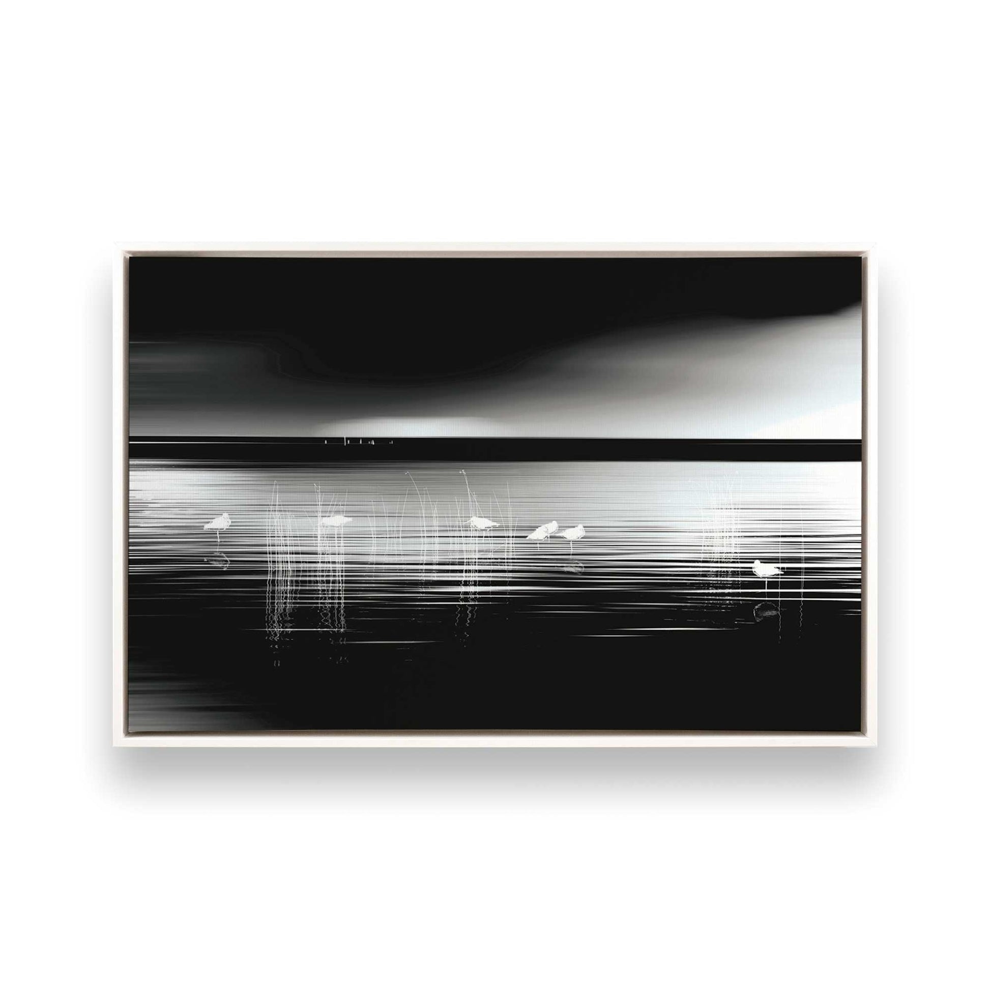 [Color:Opaque White], Picture of art in a White frame
