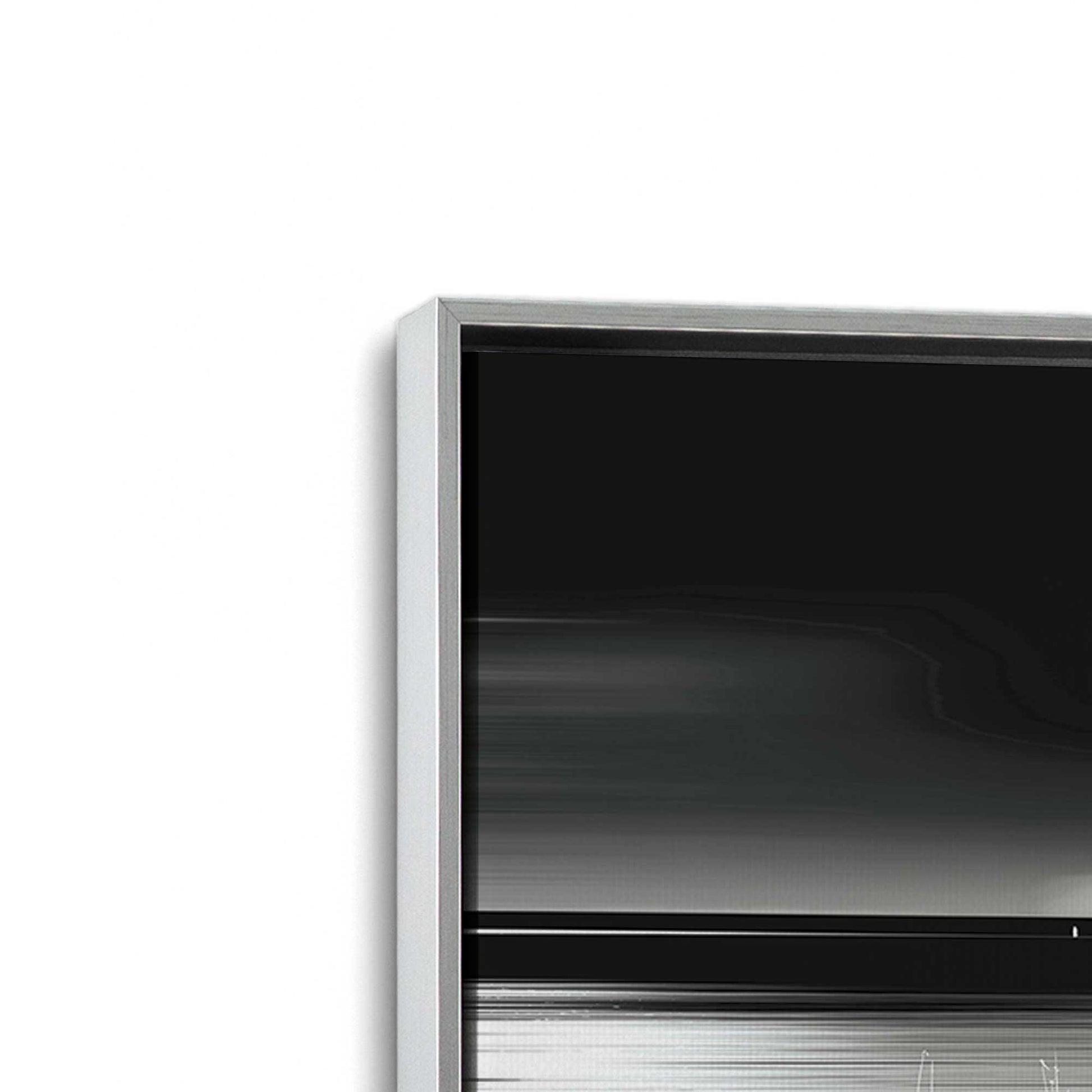 [Color:Polished Chrome], Picture of art in a Polished Chrome frame at an angle