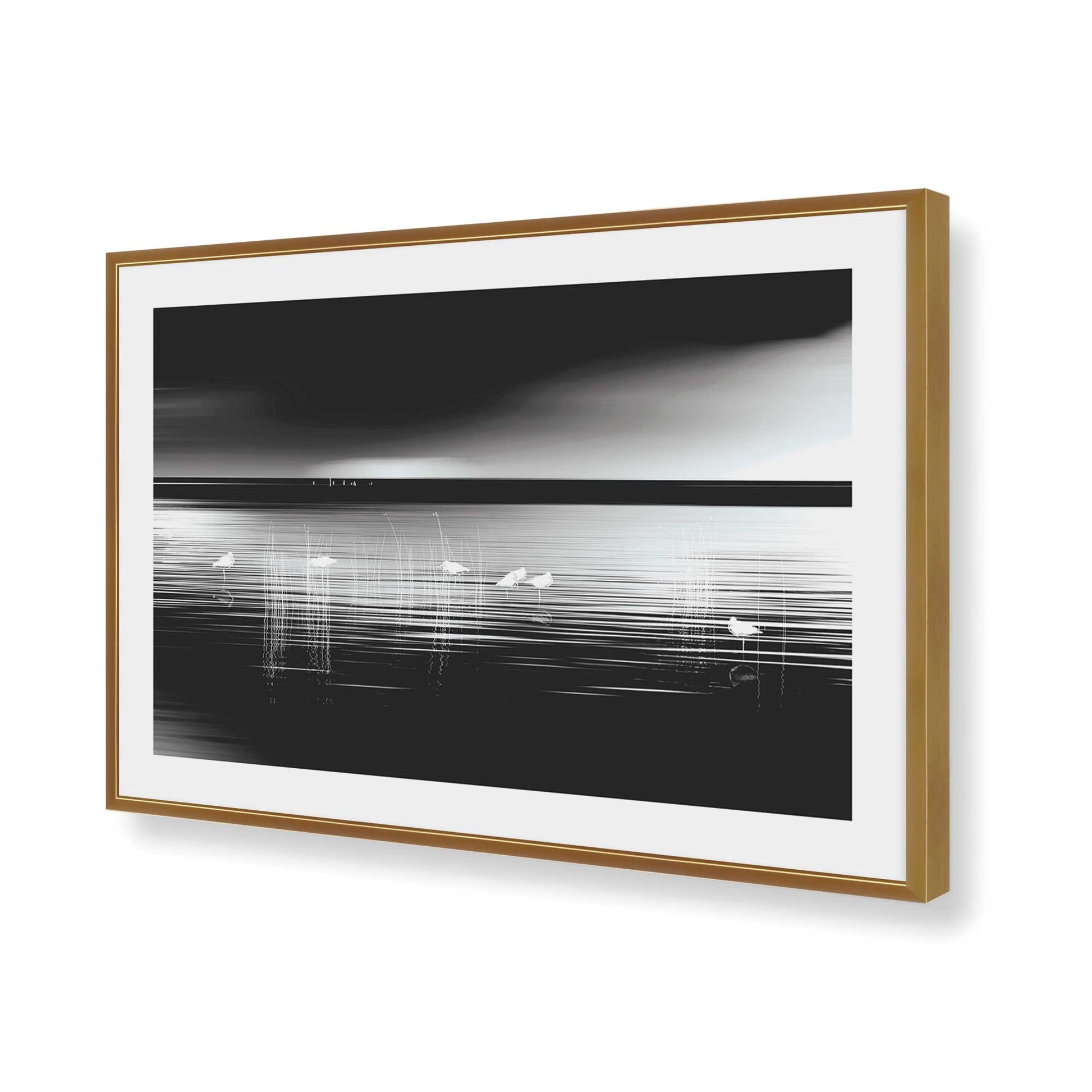 [Color:Polished Gold], Picture of art in a Polished Gold frame of the corner