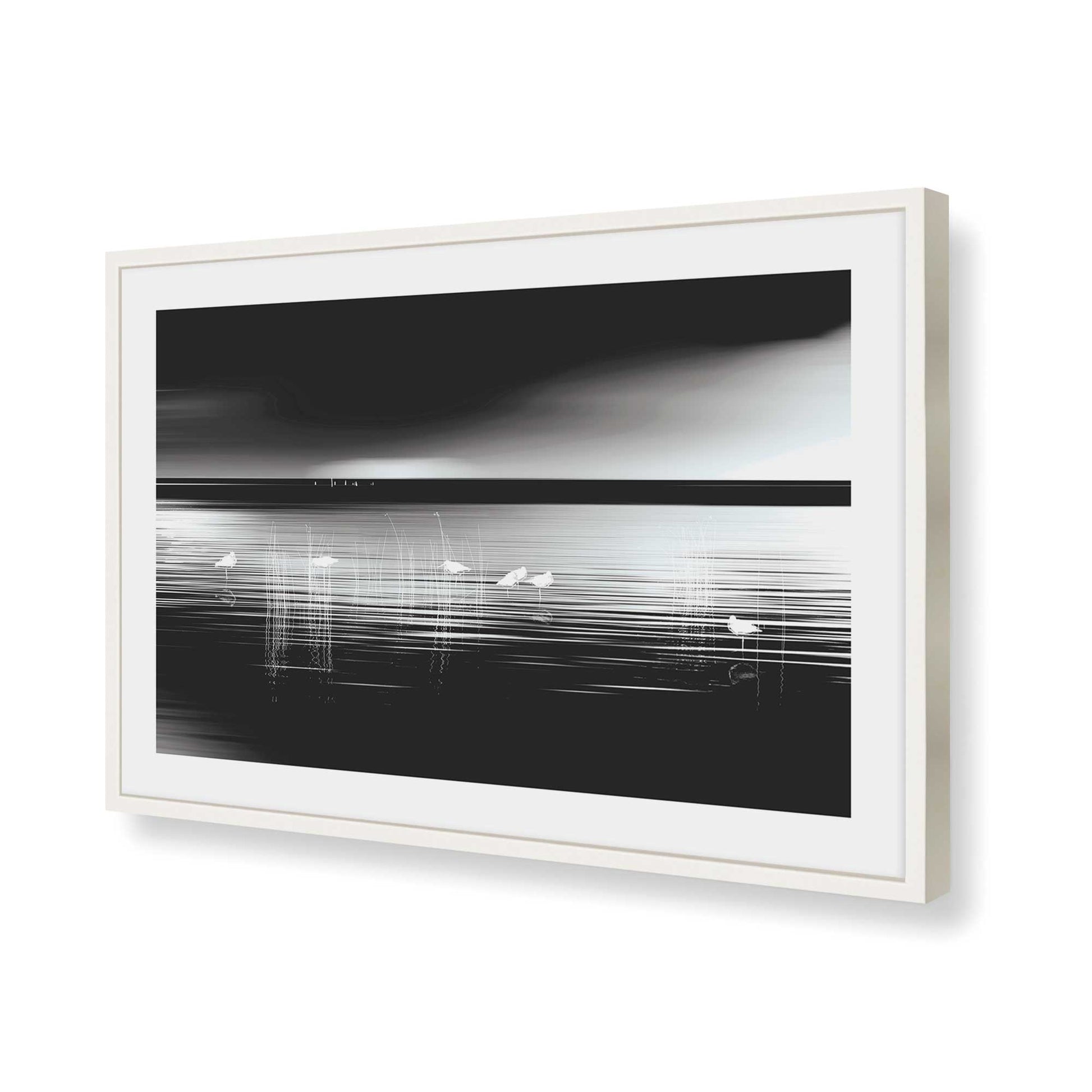 [Color:Opaque White], Picture of art in a Opaque White frame of the corner