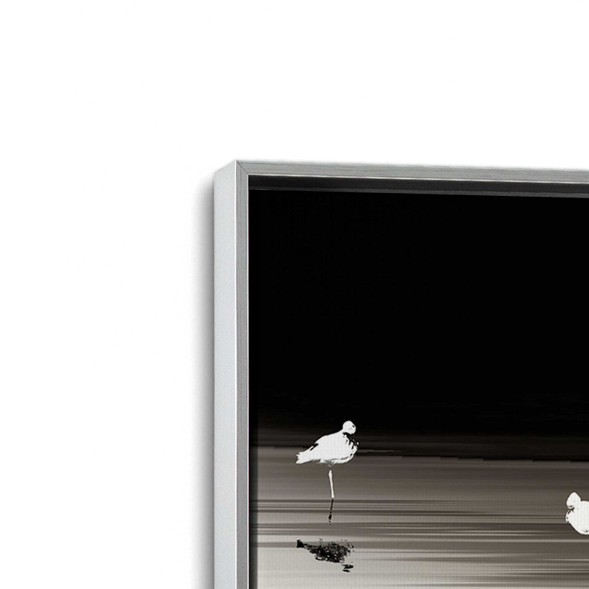 [Color:Polished Chrome], Picture of art in a Polished Chrome frame at an angle