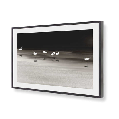 [Color:Weathered Zinc], Picture of art in a Weathered Zinc frame of the corner