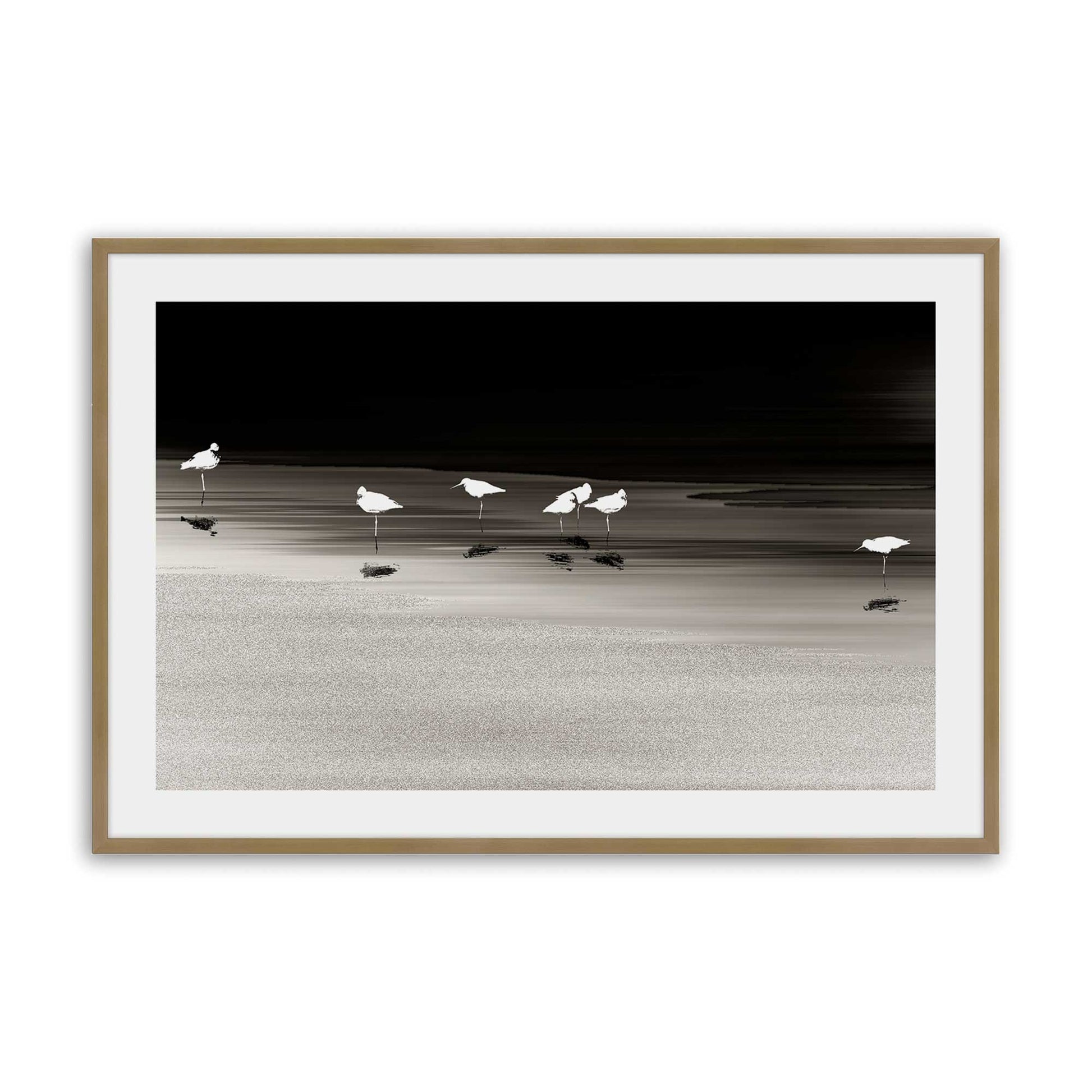 [Color:Brushed Gold], Picture of art in a Brushed Gold frame