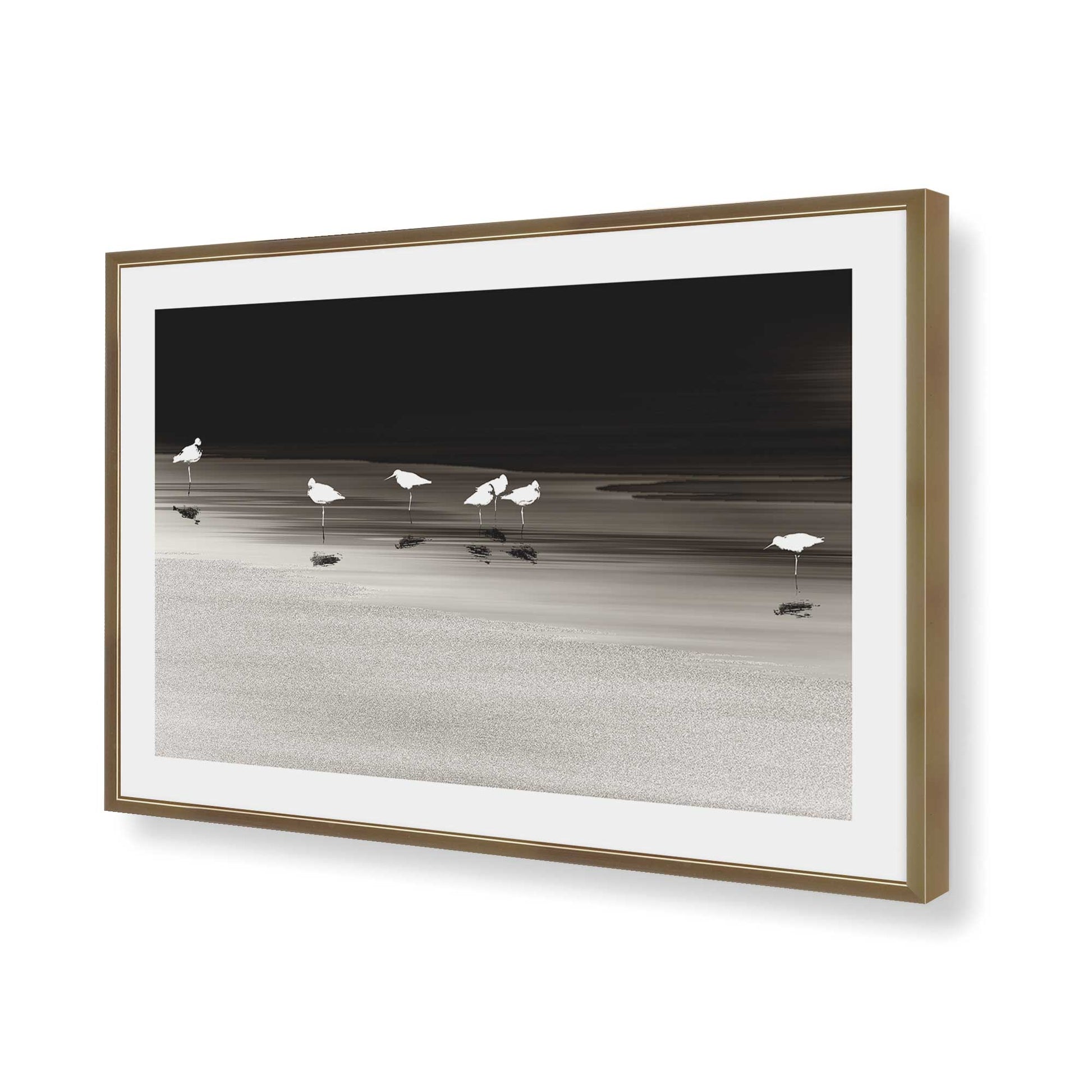 [Color:Brushed Gold], Picture of art in a Brushed Gold frame of the corner