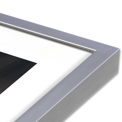 [Color:Polished Chrome], Picture of art in a Polished Chrome frame at an angle