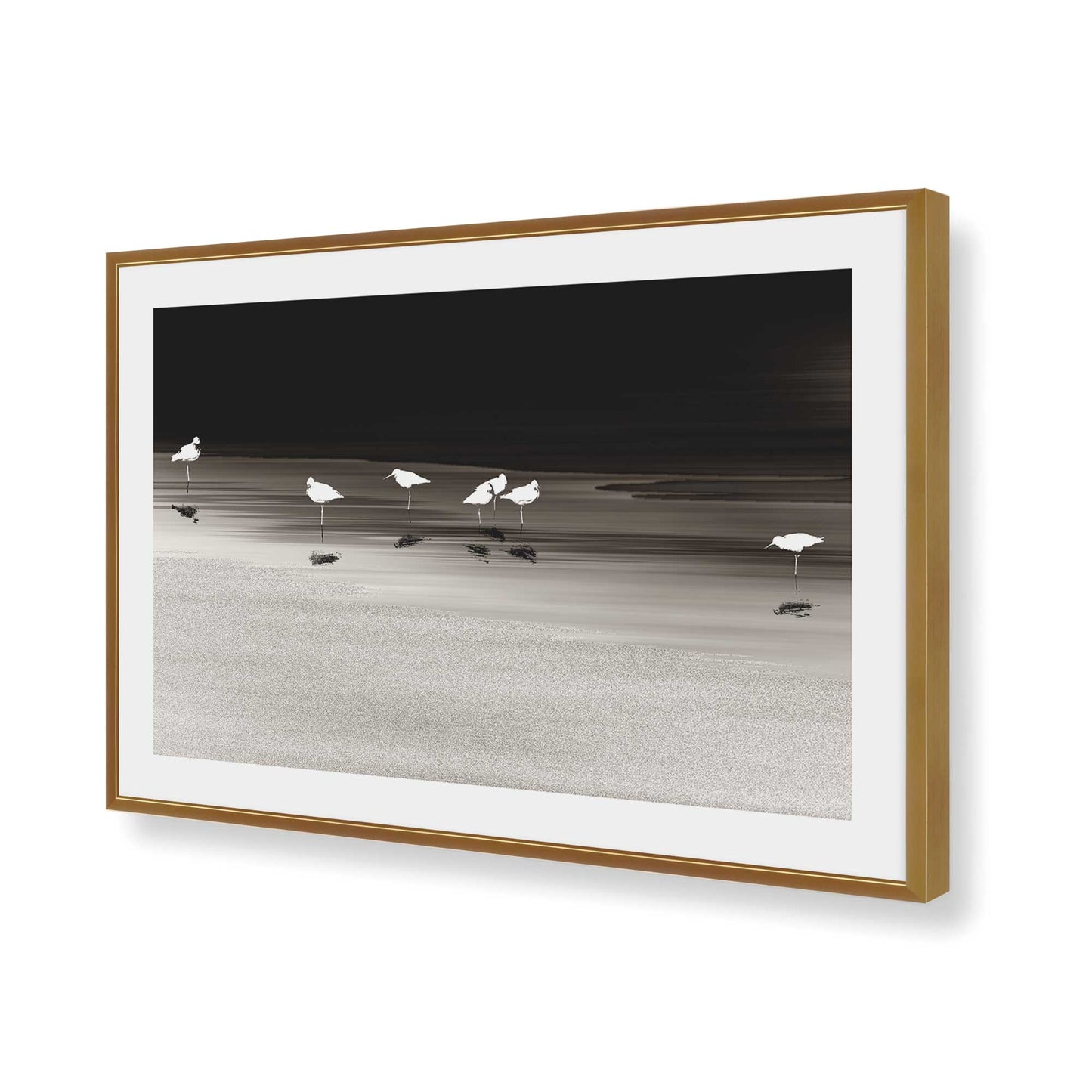 [Color:Polished Gold], Picture of art in a Polished Gold frame of the corner