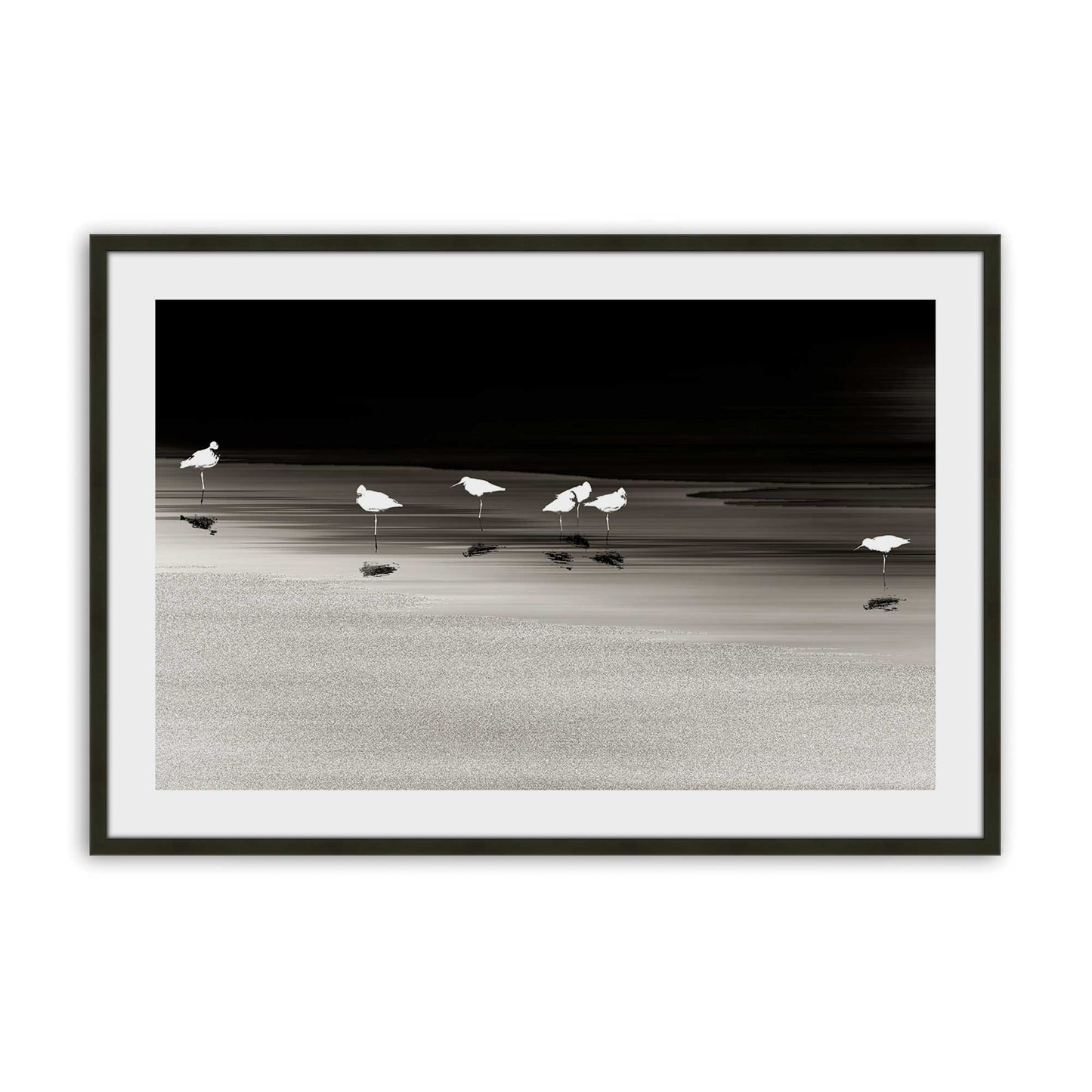 [Color:Satin Black], Picture of art in a Satin Black frame
