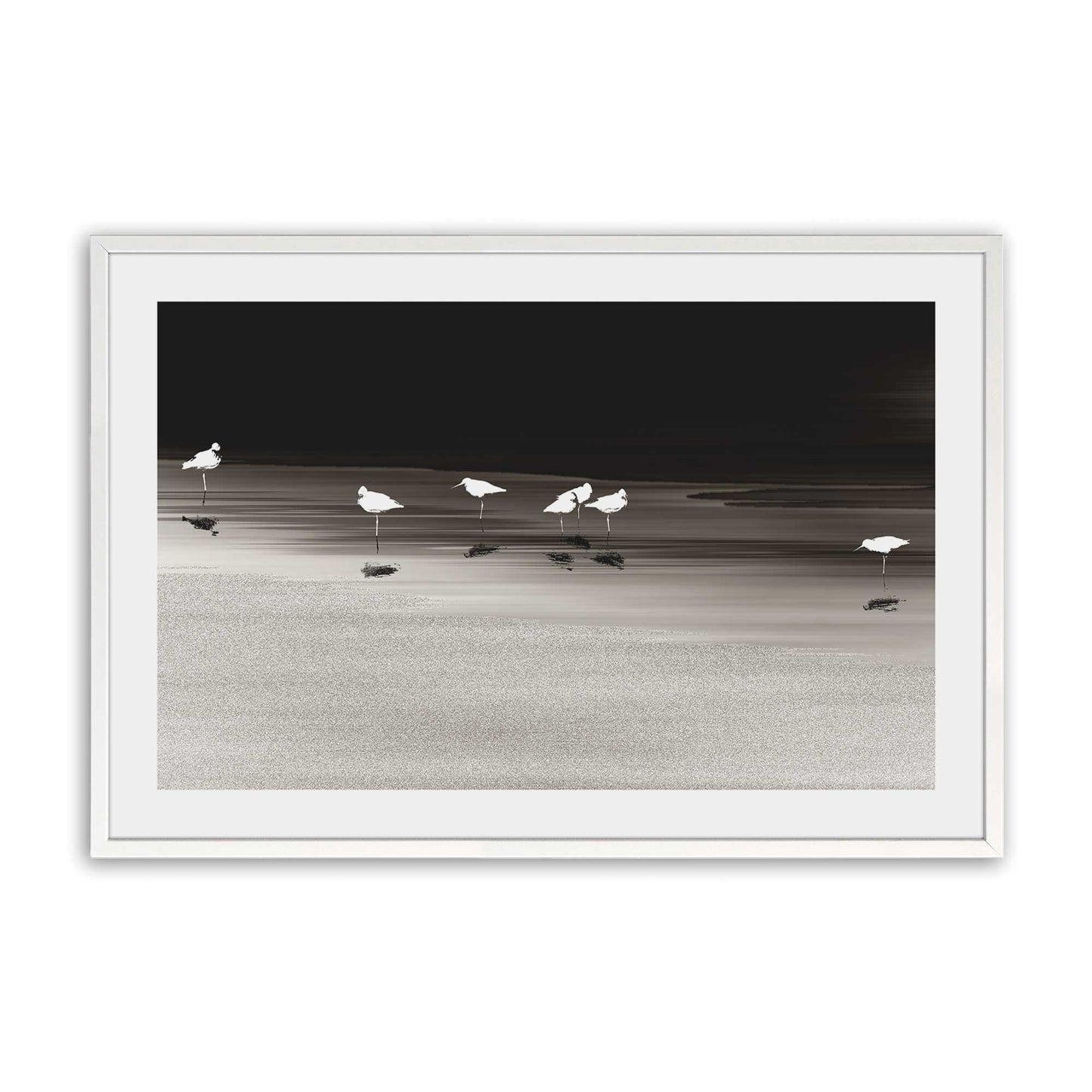 [Color:Opaque White], Picture of art in a Opaque White frame