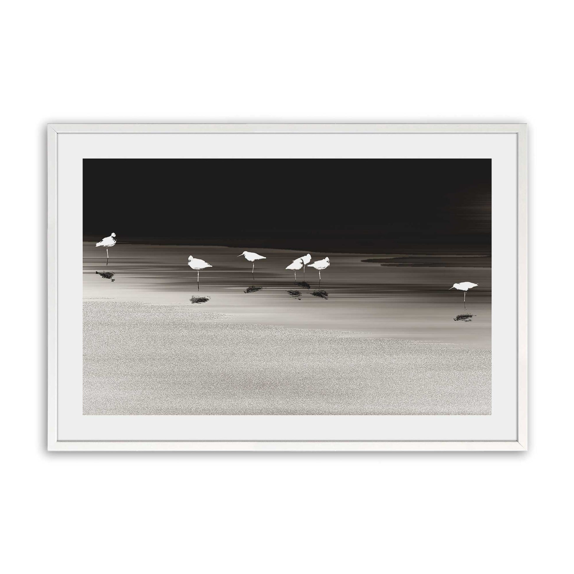 [Color:Opaque White], Picture of art in a Opaque White frame