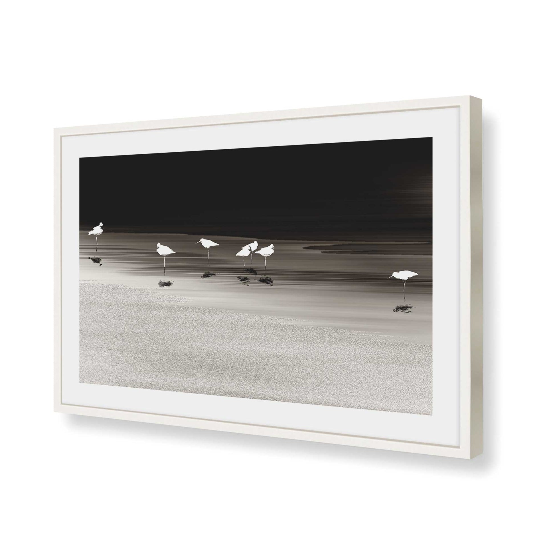 [Color:Opaque White], Picture of art in a Opaque White frame of the corner