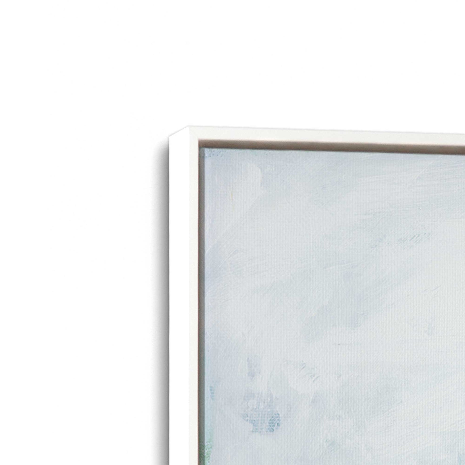 [Color:Opaque White], Picture of art in a White frame at an angle