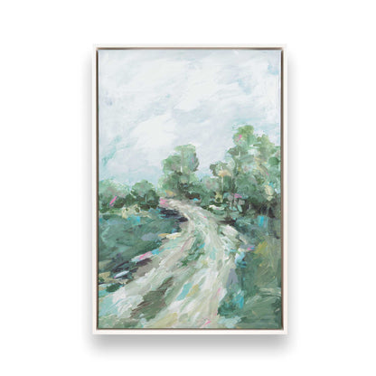 [Color:Opaque White], Picture of art in a White frame