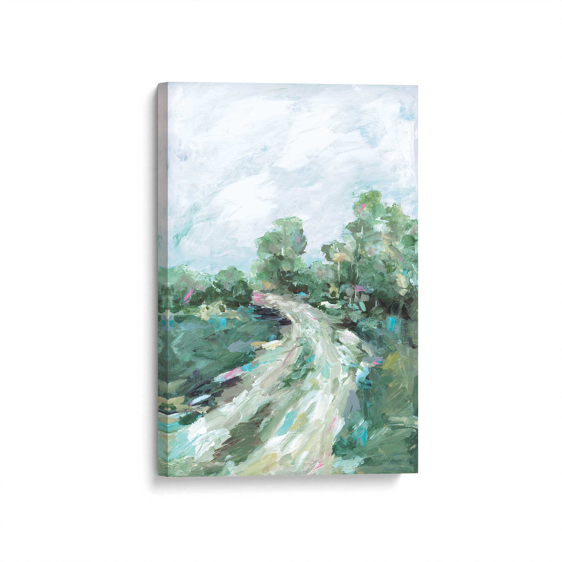 [Color:Stretched Canvas], Picture of art at an angle