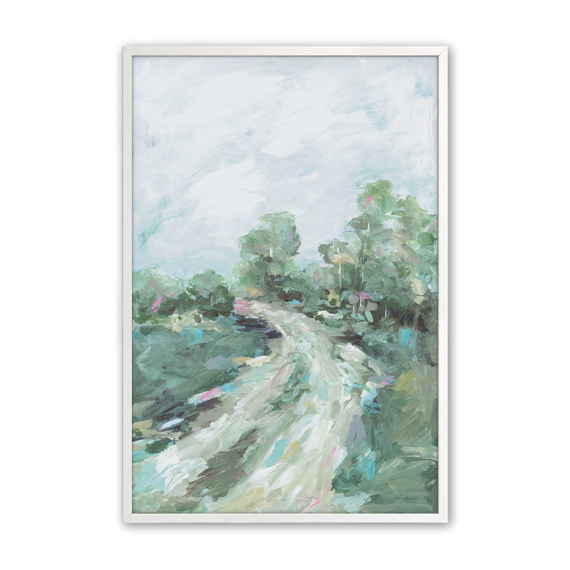 [Color:Opaque White], Picture of art in a Opaque White frame