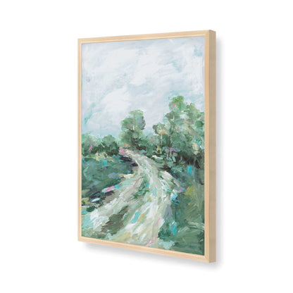 [Color:Raw Maple], Picture of art in a Raw Maple frame of the corner