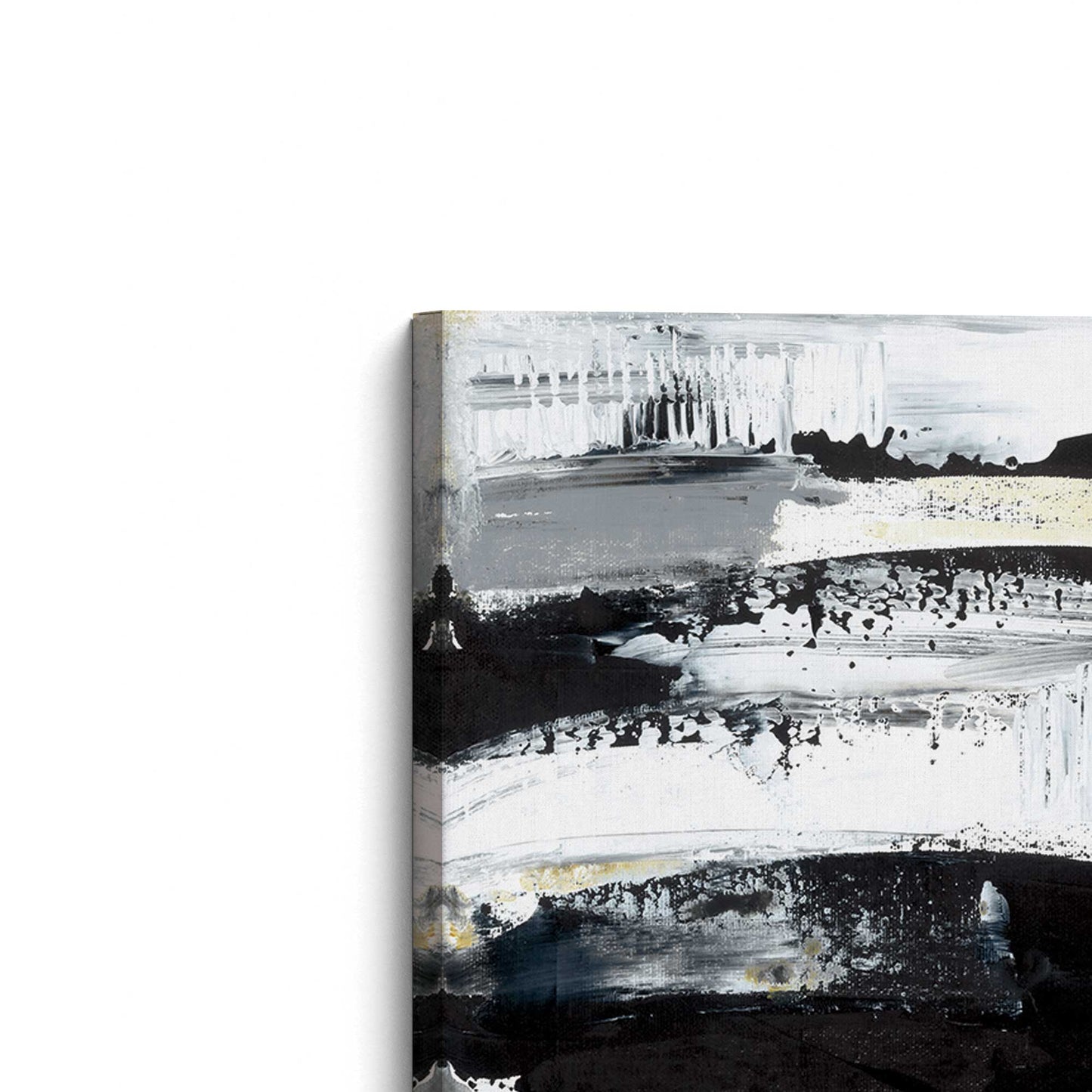 [Color:Stretched Canvas], Picture of the corner of the art