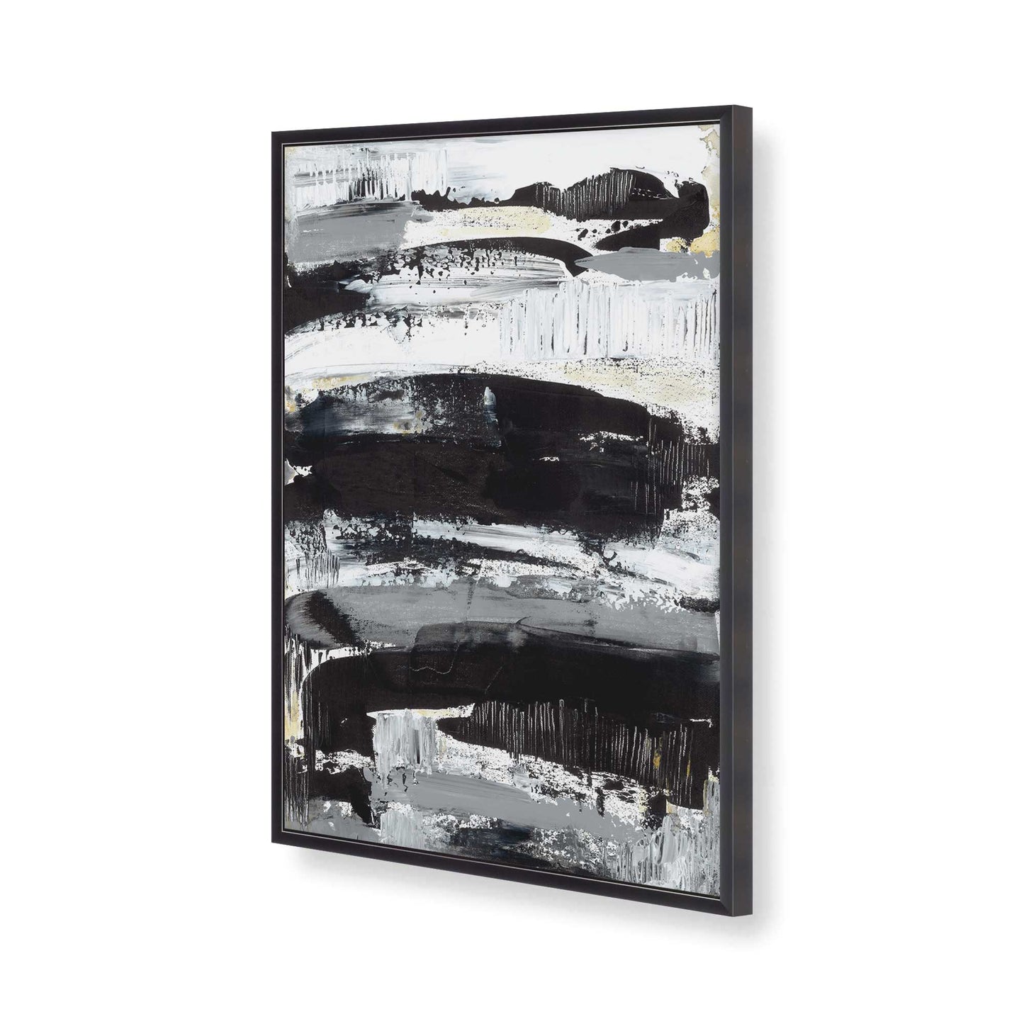 [Color:Weathered Zinc], Picture of art in a Weathered Zinc frame of the corner