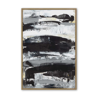 [Color:Brushed Gold], Picture of art in a Brushed Gold frame