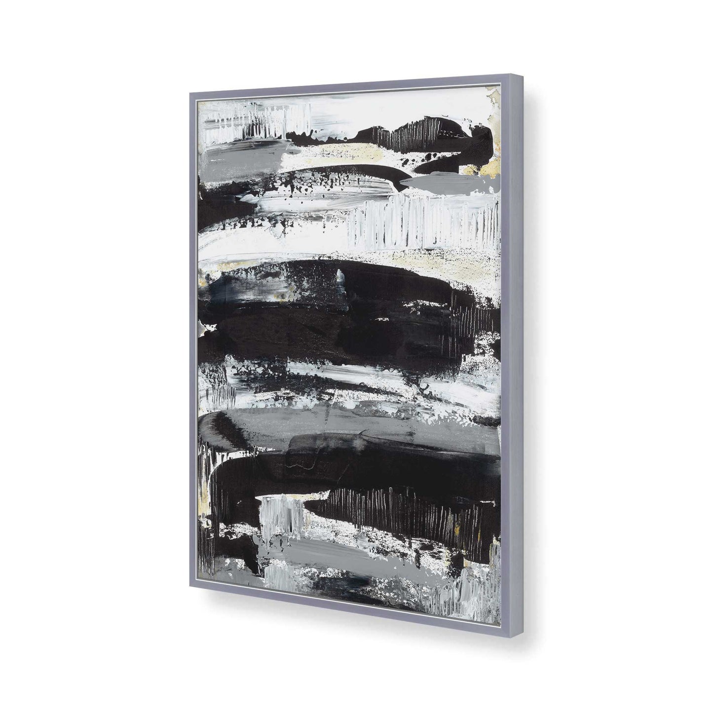 [Color:Polished Chrome], Picture of art in a Polished Chrome frame of the corner