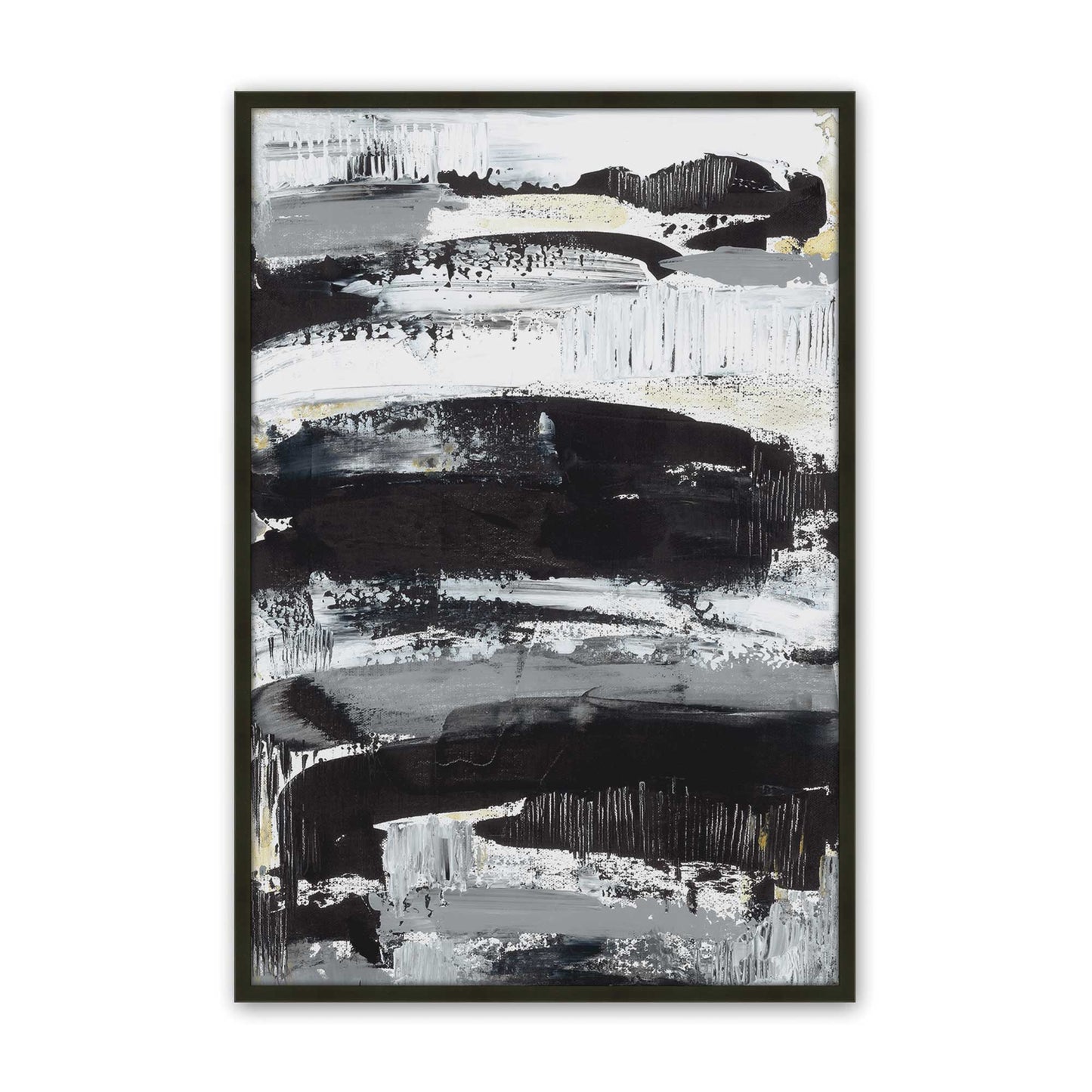[Color:Satin Black], Picture of art in a Satin Black frame