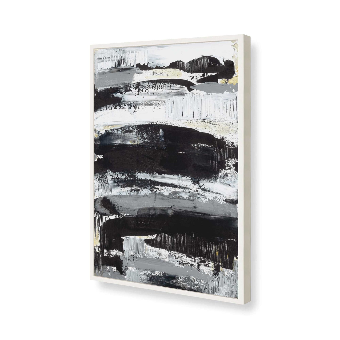 [Color:Opaque White], Picture of art in a Opaque White frame of the corner