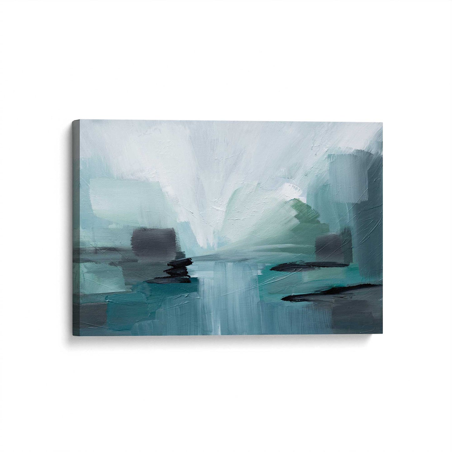 [Color:Stretched Canvas], Picture of art at an angle